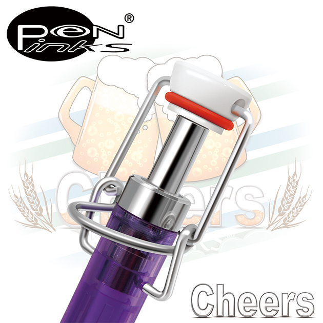 PEN-LINKS 乾杯Cheers 啤酒原子筆（含便條紙一組） 6