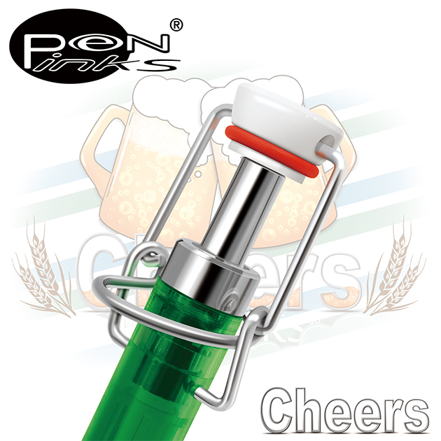 PEN-LINKS 乾杯Cheers 啤酒原子筆（含便條紙一組） 11