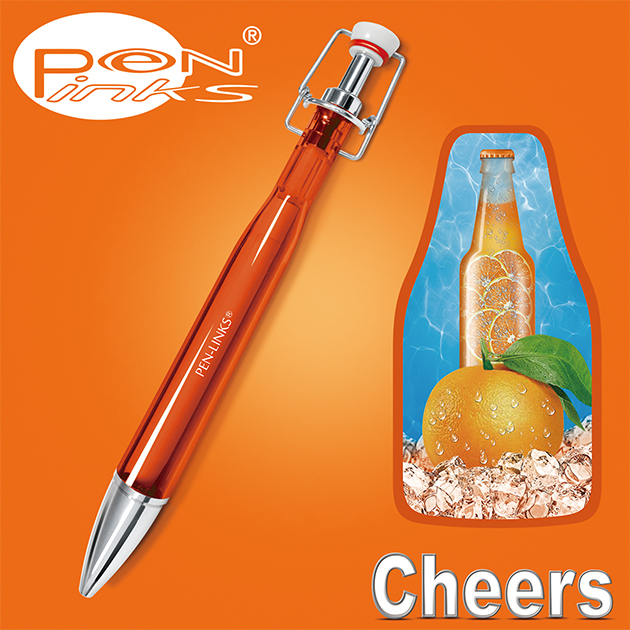 PEN-LINKS 乾杯Cheers 啤酒原子筆（含便條紙一組） 19
