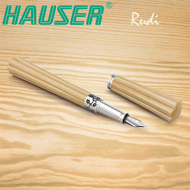 德國HAUSER豪士 RUDI 魯迪原木鋼筆系列 2