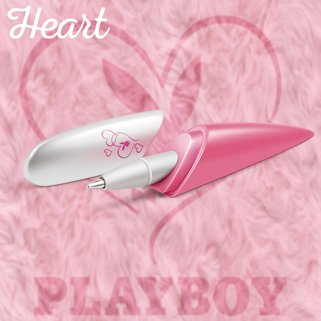 【限量絕版品】美國PLAYBOY Love Heart 筆翼雙飛原子筆對筆 3