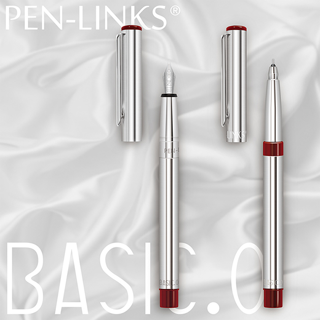 PEN-LINKS BASIC.O 貝斯可鋼筆+標準筆芯鋼珠筆(對筆) 2