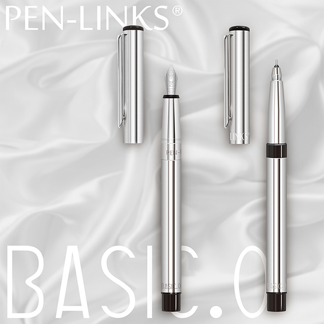 PEN-LINKS BASIC.O 貝斯可鋼筆+標準筆芯鋼珠筆(對筆) 4