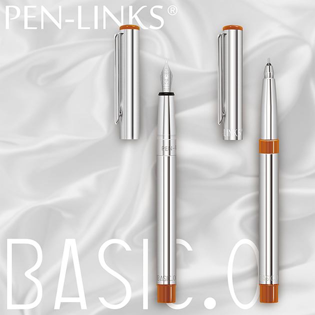 PEN-LINKS BASIC.O 貝斯可鋼筆+標準筆芯鋼珠筆(對筆) 5