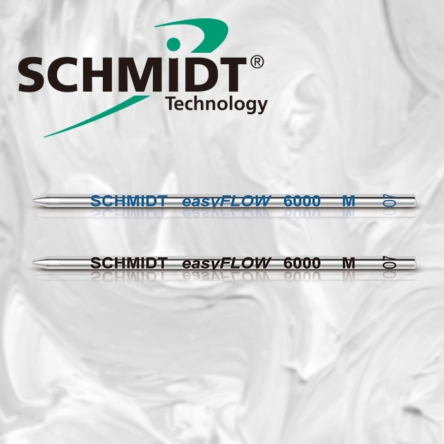 德國SCHMIDT EasyFLOW 6000M 溜溜低黏度超滑順D1短版原子筆芯   (3支/組) 1