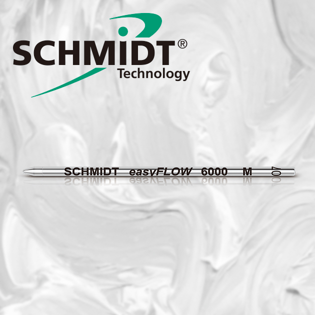 德國SCHMIDT EasyFLOW 6000M 溜溜低黏度超滑順D1短版原子筆芯   (3支/組) 2