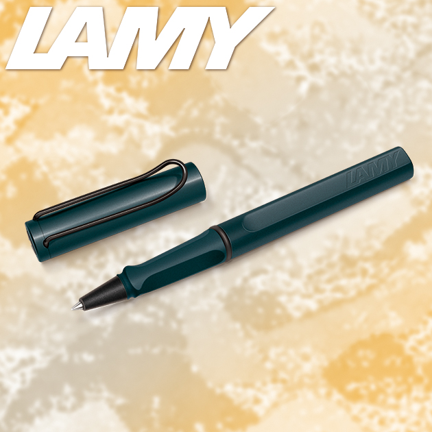 德國 LAMY SAFARI 狩獵者系列 2017 限量版森綠藍 鋼珠筆 2