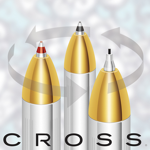 CROSS TECH 3 系列 三用筆亮鉻金夾 (AT0090-4) 2