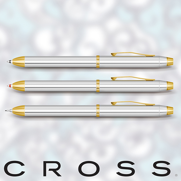 CROSS TECH 3 系列 三用筆亮鉻金夾 (AT0090-4) 4