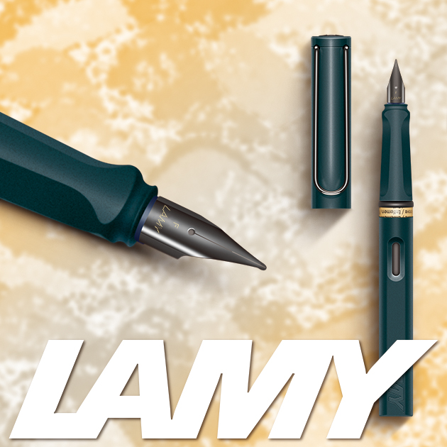德國 LAMY SAFARI 狩獵者系列 2017 限量版森綠藍 鋼筆 1