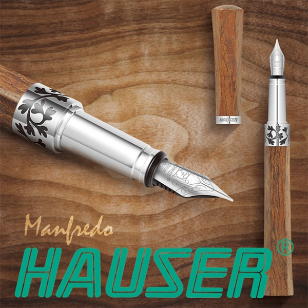 德國HAUSER豪士 MANFREDO 曼菲德原木鋼筆系列